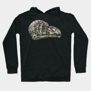 Owl Skull Triangles Hoodie